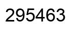 Número 295463 imagen negro