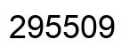Number 295509 black image