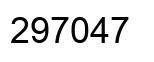Number 297047 black image
