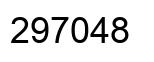 Number 297048 black image