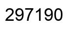 Number 297190 black image
