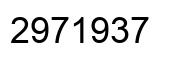 Número 2971937 imagen negro