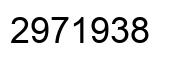 Número 2971938 imagen negro