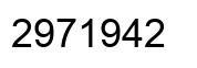 Número 2971942 imagen negro