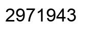 Número 2971943 imagen negro