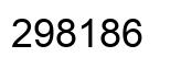 Number 298186 black image