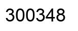 Número 300348 imagen negro