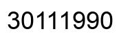 Number 30111990 black image