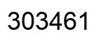 Número 303461 imagen negro