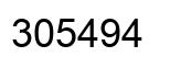 Número 305494 imagen negro