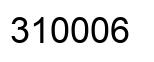 Number 310006 black image