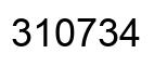 Número 310734 imagen negro
