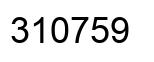 Número 310759 imagen negro