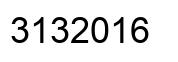 Number 3132016 black image