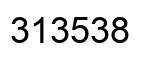 Número 313538 imagen negro