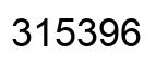 Número 315396 imagen negro