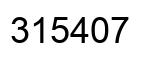 Número 315407 imagen negro