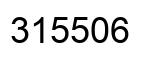 Number 315506 black image