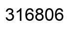 Number 316806 black image