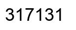 Número 317131 imagen negro