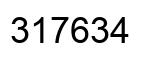 Número 317634 imagen negro