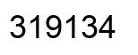 Número 319134 imagen negro