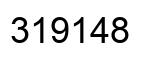 Número 319148 imagen negro