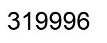 Number 319996 black image