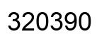 Number 320390 black image