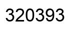 Número 320393 imagen negro