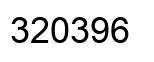 Número 320396 imagen negro