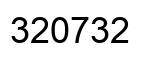 Número 320732 imagen negro