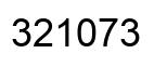 Número 321073 imagen negro
