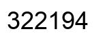 Número 322194 imagen negro