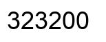 Number 323200 black image