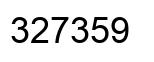Número 327359 imagen negro