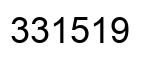Número 331519 imagen negro