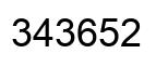 Número 343652 imagen negro