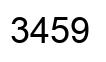 Number 3459 black image