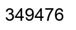 Número 349476 imagen negro