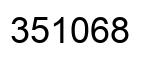 Número 351068 imagen negro