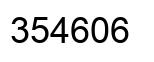Número 354606 imagen negro