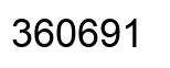 Number 360691 black image