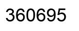 Número 360695 imagen negro