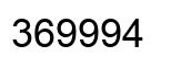 Número 369994 imagen negro