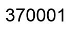 Number 370001 black image