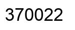 Número 370022 imagen negro