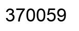 Número 370059 imagen negro
