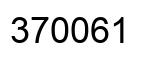 Número 370061 imagen negro