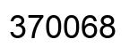 Número 370068 imagen negro